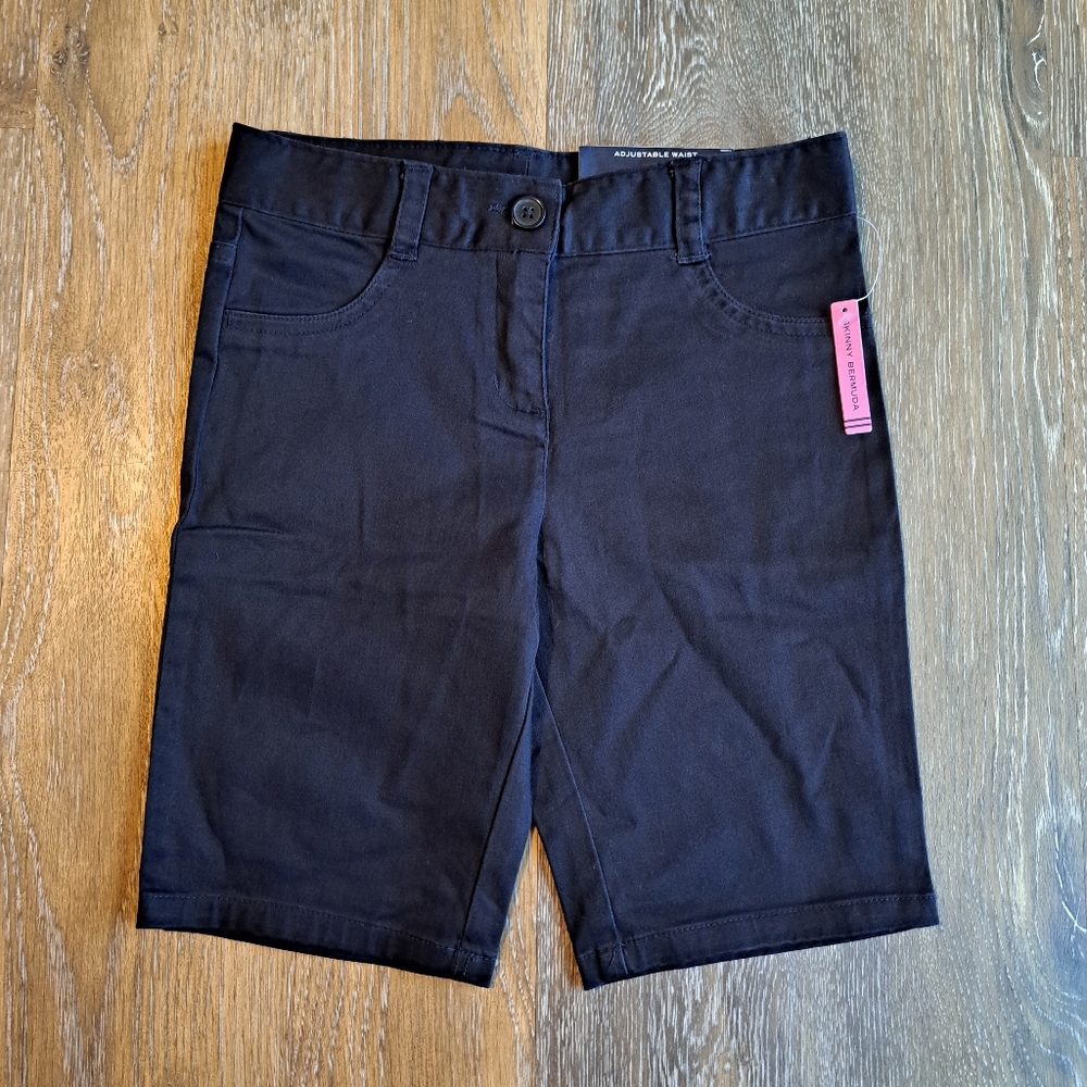 Nautica Children's School Uniform Skinny Bermuda Shorts Size 7 Regular